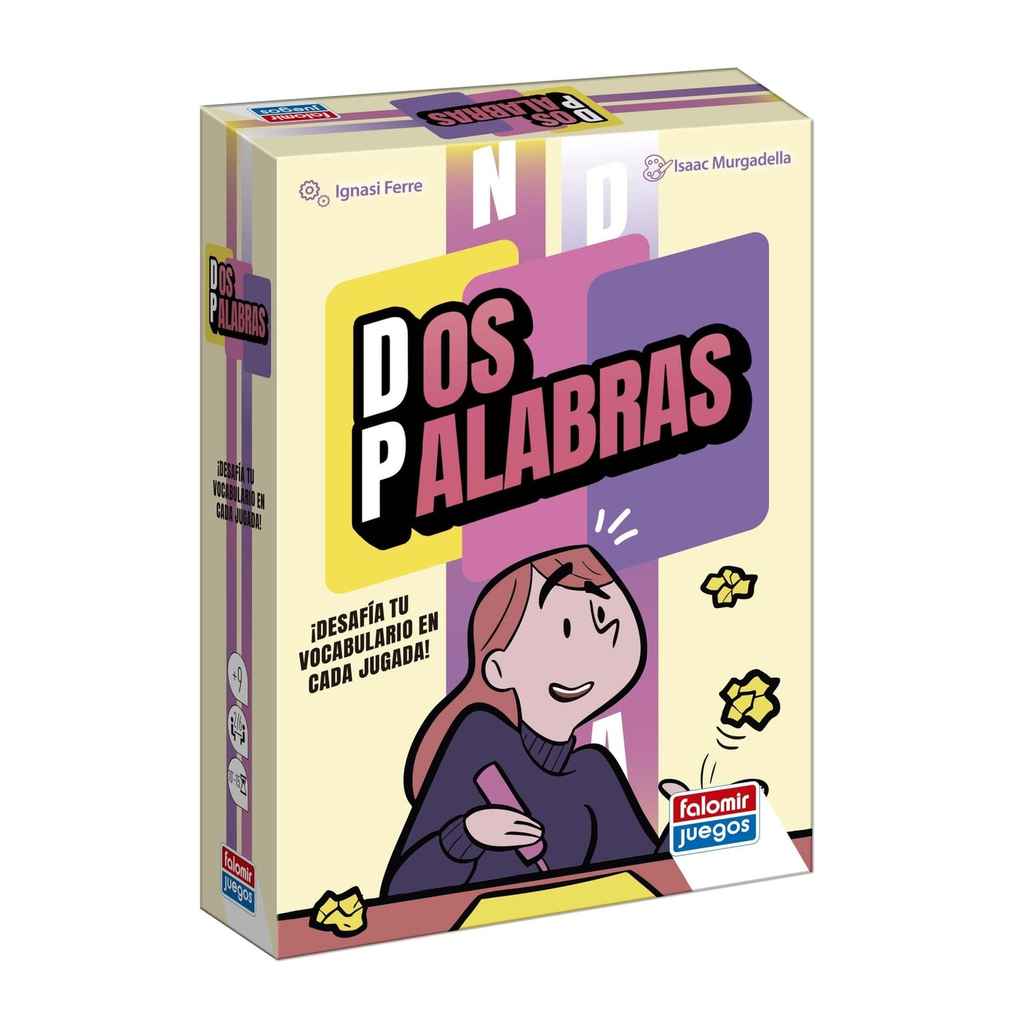 Dos Palabras - Juego de mesa de Palabras - FALOMIR - Desde 9 años - 2 a 6 jugadores