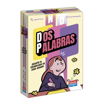 Dos Palabras - Juego de mesa de Palabras - FALOMIR - Desde 9 años - 2 a 6 jugadores