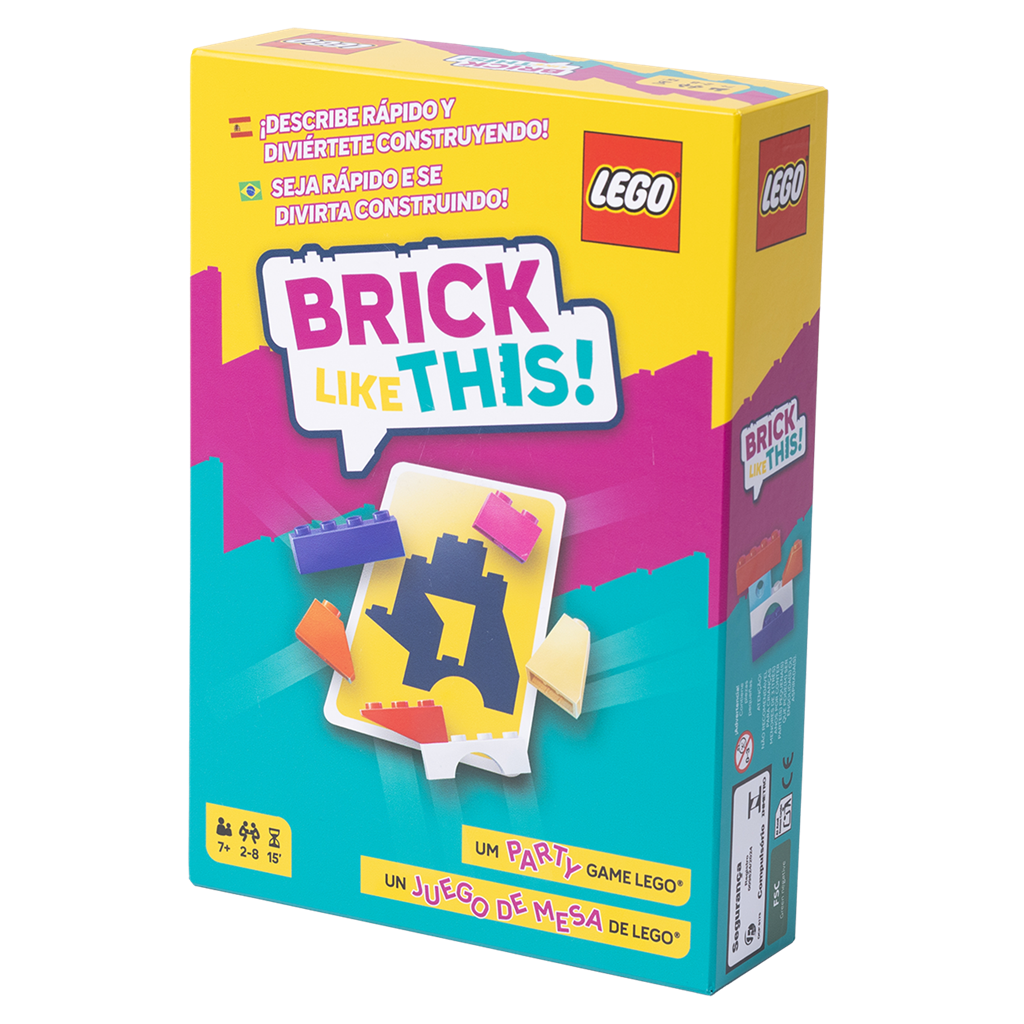 Brick Like This!  - Juego de mesa con Lego - Asmodee - Desde 7 años - 2 a 8 jugadores