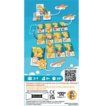 Duck and Cover - Juego de mesa - Asmodee - 8+ años - 2 a 7 jugadores