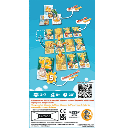 Duck and Cover - Juego de mesa - Asmodee - 8+ años - 2 a 7 jugadores