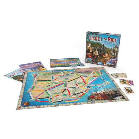 ¡Aventureros al Tren! Iberia y Corea del Sur - Juego de mesa - Asmodee - Desde 8 años