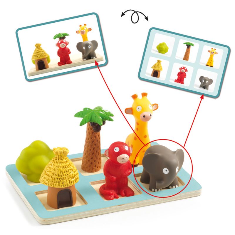 Eduludo Espacio - Juego de mesa - Djeco - Desde 4 años Educational Toys