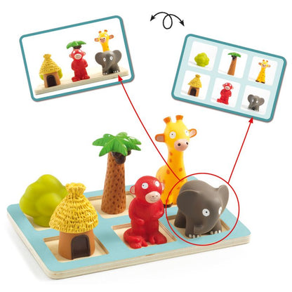 Eduludo Espacio - Juego de mesa - Djeco - Desde 4 años Educational Toys