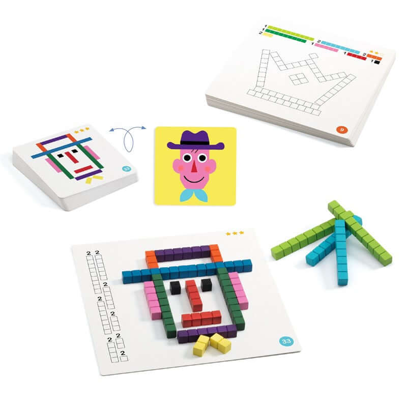 Eduludo Batonnix - Juego de mesa - Djeco - Desde 4 años Educational Toys