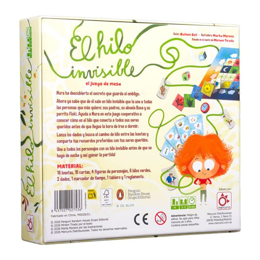 El Hilo Invisible - Juego de mesa - Mercurio - 2-5 jugadores - 5+ años - 15 min