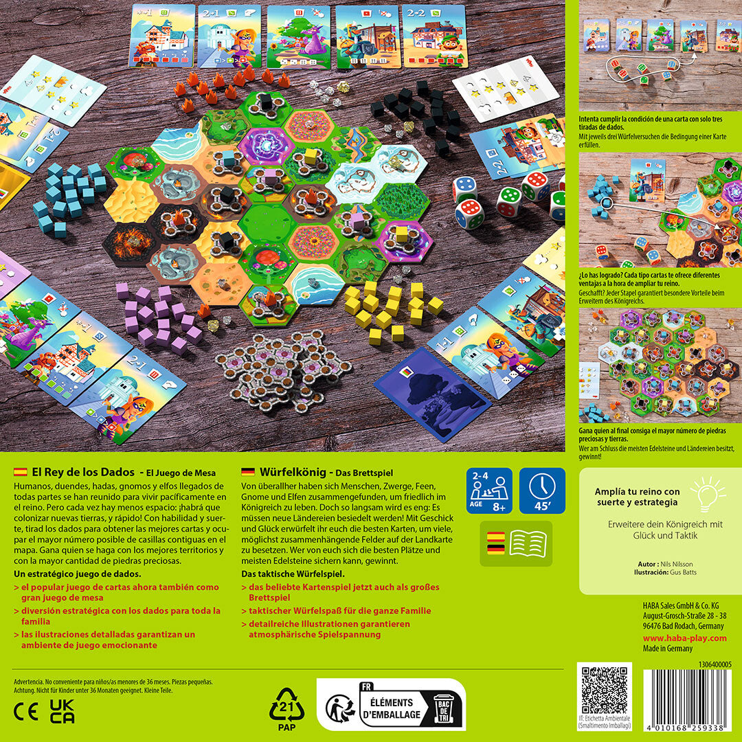 El Rey de los Dados El Juego de mesa - Juego de mesa - Haba - Desde 8 años Board Games