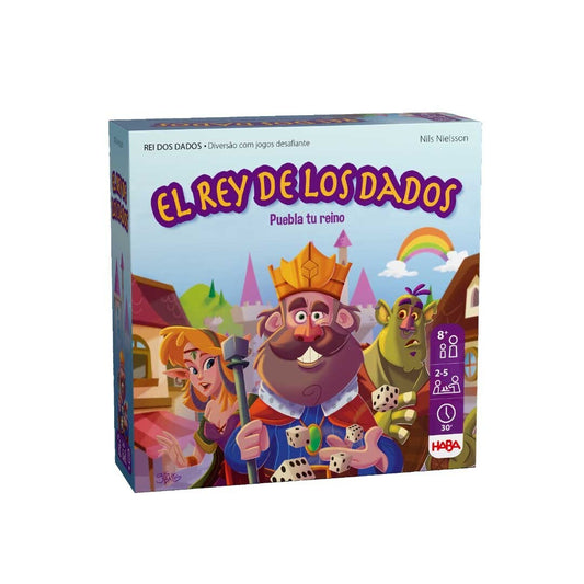 El Rey de los Dados, juego de dados y estrategia familiar, 30 minutos, desde 8 años