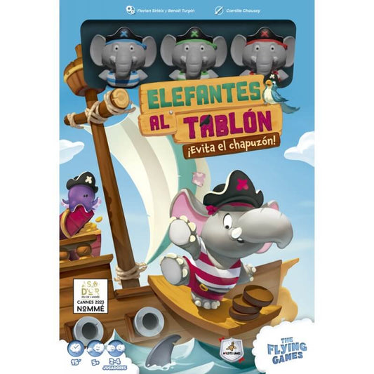 Elefantes al Tablón - Juego de mesa - MALDITO GAMES - Desde 5 años Board Games