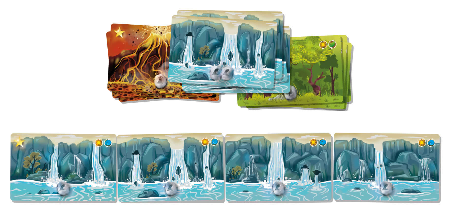 Elemental Duel - Juego de mesa - Cayro - Desde 6 años Board Games