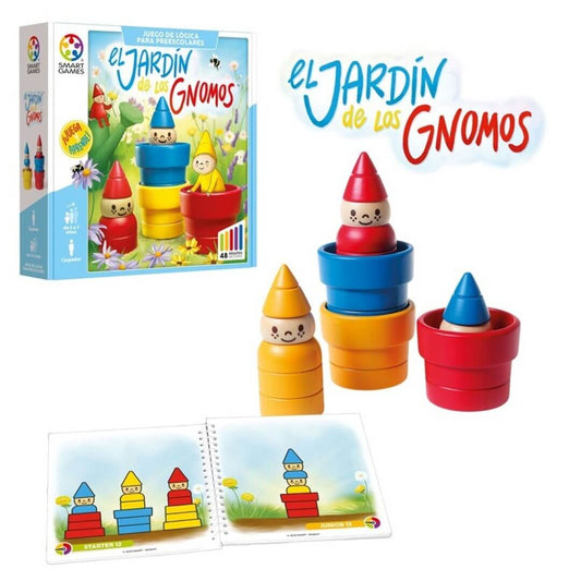 El Jardin de los Gnomos - Juego de mesa - SMART GAMES - Desde 3 años Board Games