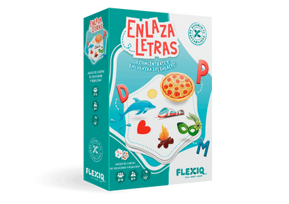Enlaza Letras - Juego de mesa - Flexiq - Desde 6 años