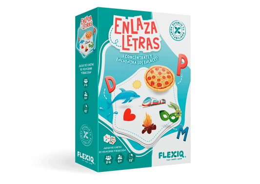 Enlaza Letras | Juego de cartas | 6 años