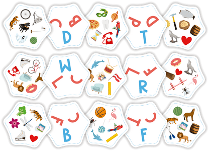 Enlaza Letras - Juego de mesa - Flexiq - Desde 6 años Board Games