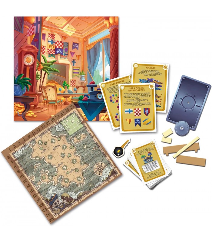 ESCAPE GAME DELUXE - Juego de mesa - Clementoni - 1-6 jugadores - 10+ años - 30-60 min