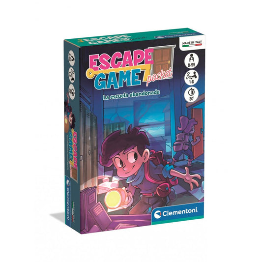 ESCAPE GAME - LA ESCUELA ABANDONADA (CASTELLANO) - Juego de mesa -Clementoni - Desde 8 años