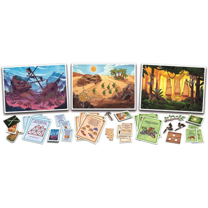ESCAPE GAME WILD - Juego de mesa - Clementoni - 1-6 jugadores - 8+ años - 60 min