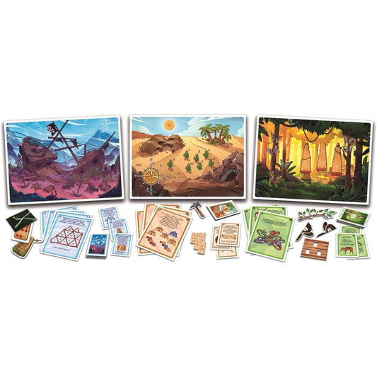 ESCAPE GAME WILD - Juego de mesa - Clementoni - 1-6 jugadores - 8+ años - 60 min