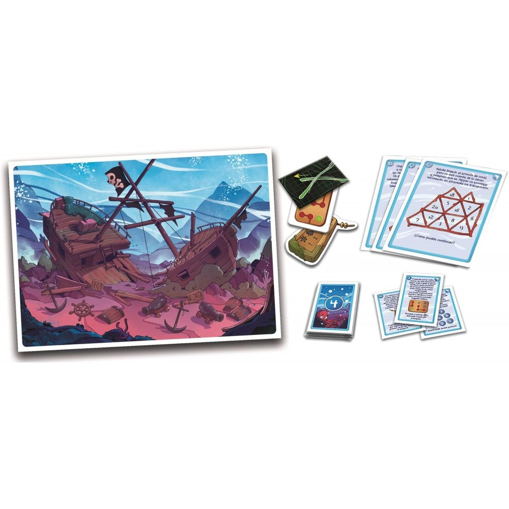 ESCAPE GAME WILD - Juego de mesa - Clementoni - 1-6 jugadores - 8+ años - 60 min