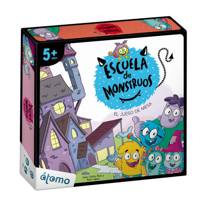 Escuela de Monstruos – Dados, rimas y monstruos para primeros lectores
5+ años · 2-4 jugadores · Átomo Game