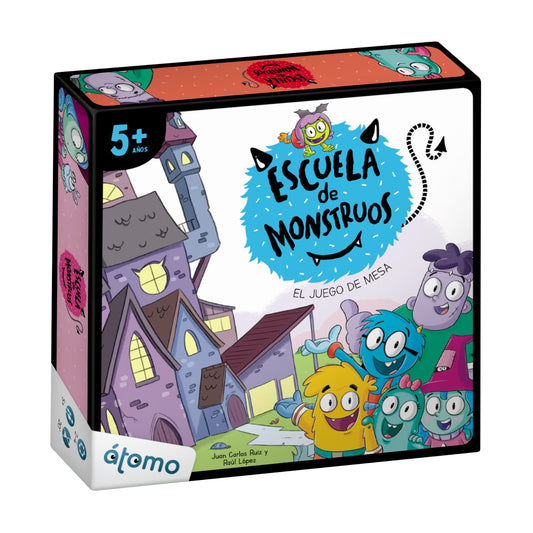Escuela de Monstruos – Dados, rimas y monstruos para primeros lectores
5+ años · 2-4 jugadores · Átomo Game