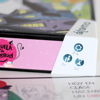 Escuela de Monstruos – Dados, rimas y monstruos para primeros lectores
5+ años · 2-4 jugadores · Átomo Game