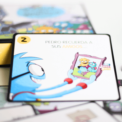 Escuela de Monstruos – Dados, rimas y monstruos para primeros lectores
5+ años · 2-4 jugadores · Átomo Game