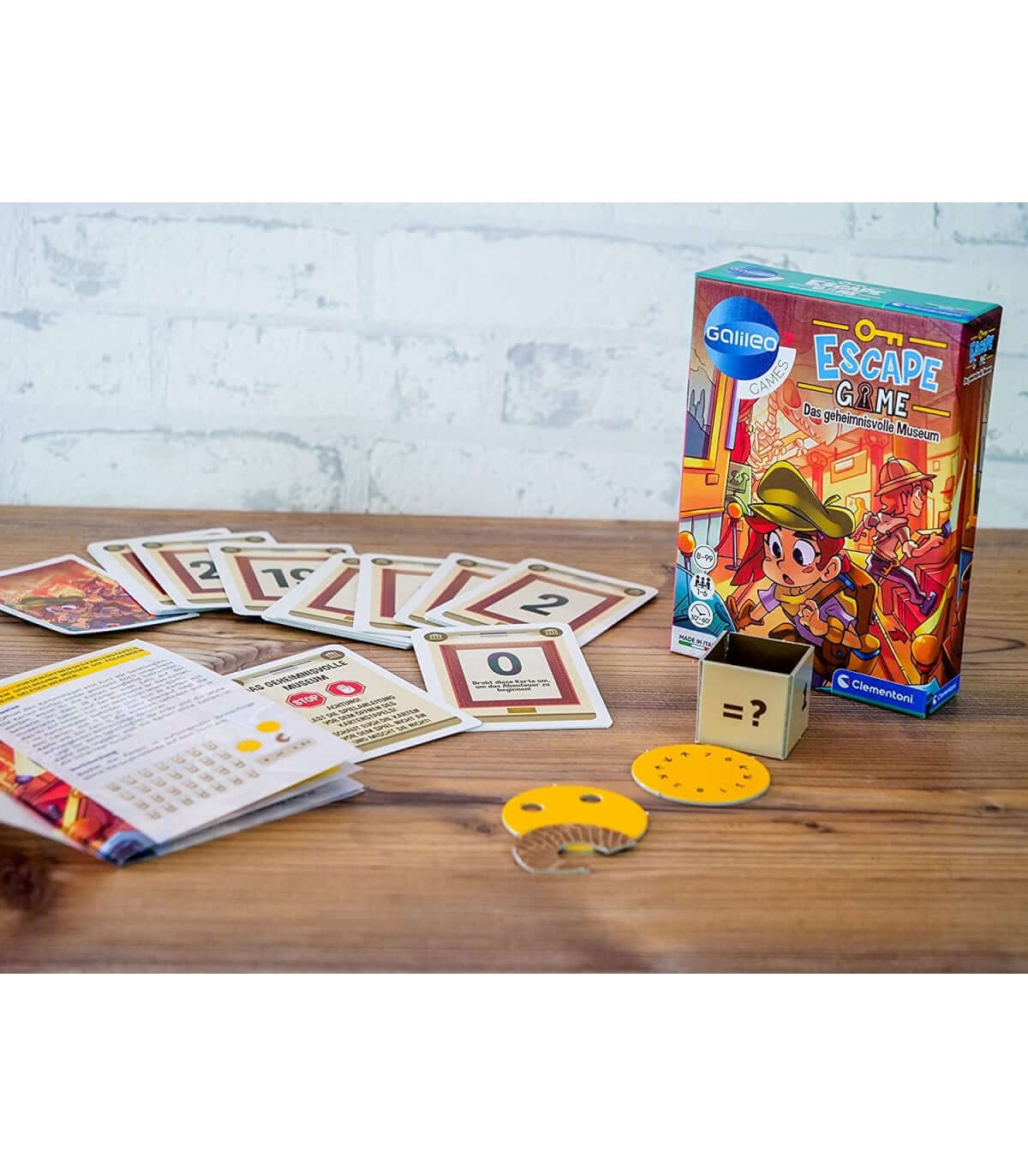ESCAPE GAME - EL MUSEO MISTERIOSO (CASTELLANO) - Juego de mesa -Clementoni - Desde 8 años Board Games