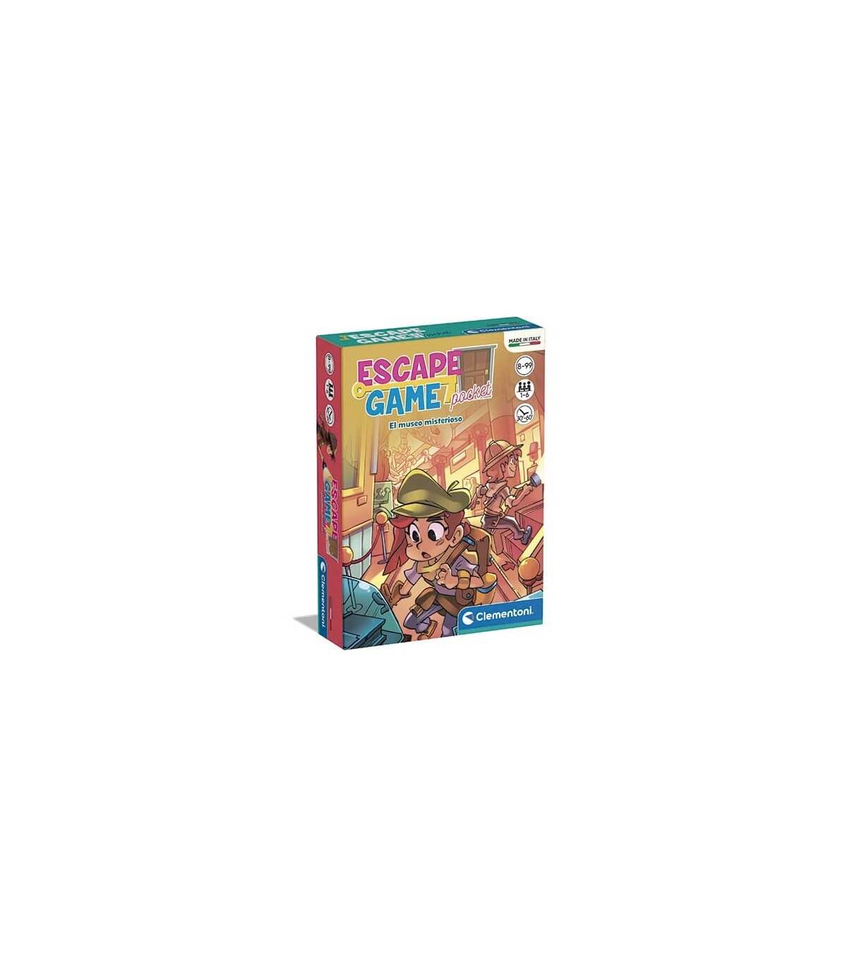 ESCAPE GAME - EL MUSEO MISTERIOSO (CASTELLANO) - Juego de mesa -Clementoni - Desde 8 años Board Games