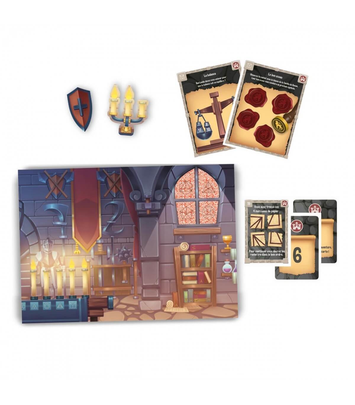 ESCAPE GAME - EL CASTILLO MALDITO (CASTELLANO) - Juego de mesa -Clementoni - Desde 8 años Board Games