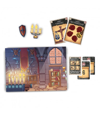 ESCAPE GAME - EL CASTILLO MALDITO (CASTELLANO) - Juego de mesa -Clementoni - Desde 8 años Board Games