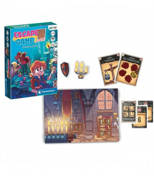 ESCAPE GAME - EL CASTILLO MALDITO (CASTELLANO) - Juego de mesa -Clementoni - Desde 8 años Board Games