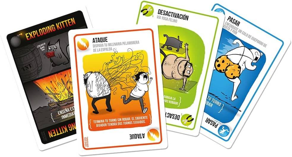 Exploding Kittens - Juego de mesa - Asmodee - Desde 7 años