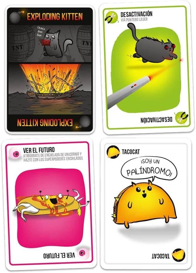 Exploding Kittens - Juego de mesa - Asmodee - Desde 7 años