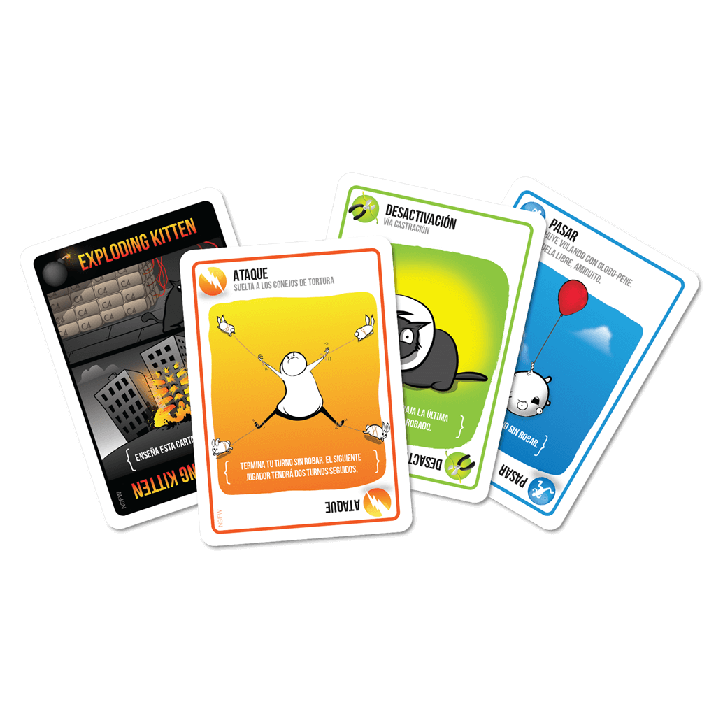 Exploding Kittens NSFW - Juego de mesa - Asmodee - +17  años