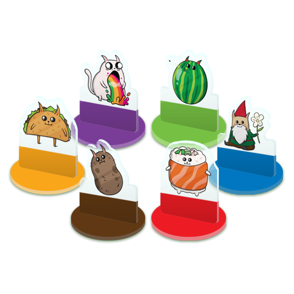 Exploding Kittens: The Board Game Super Fan Ed. - Juego de mesa familiar de estrategia caótica - Asmodee - Desde 7 años - De 2 a 6 jugadores