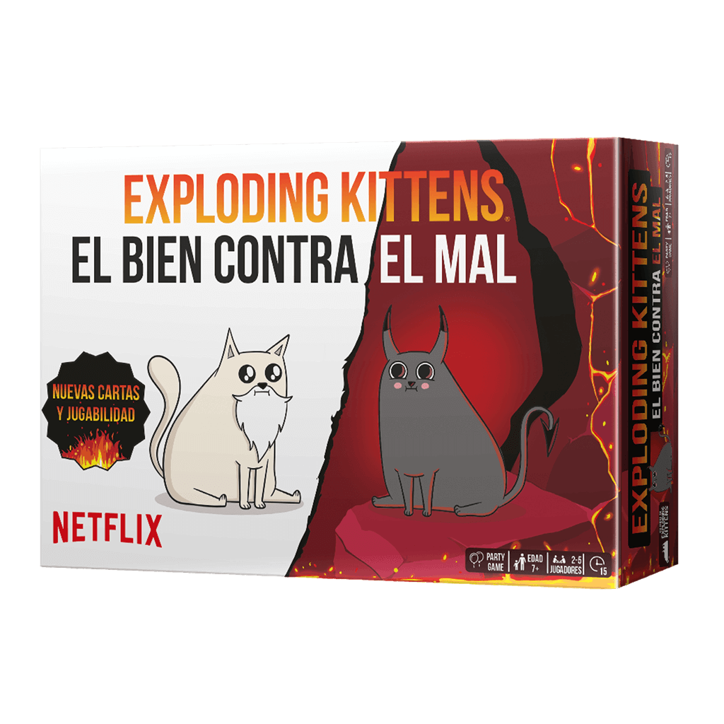 Exploding Kittens El bien contra el Mal - Juego de Cartas - Mi Juego Bonito