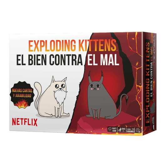 Exploding Kittens El bien contra el Mal - Juego de Cartas - Mi Juego Bonito