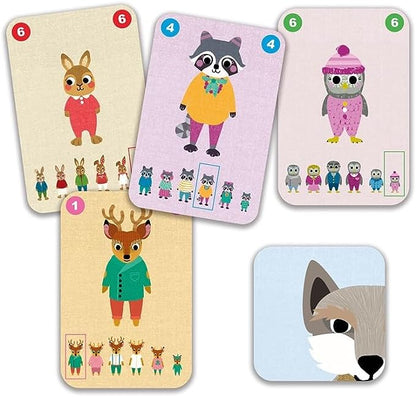 Familou – Juego cooperativo de familias de animales · 5+ · 2-4 jugadores · Djeco