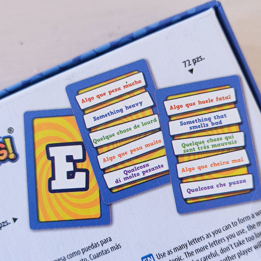 Fast Words – Vocabulario y rapidez mental en partidas cortas · 8+ · 2-8 jugadores · 15 min · Cayro