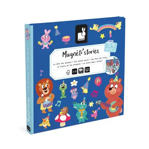 Magneti Stories La fiesta de los animales | +3 años | Janod Educational Toys