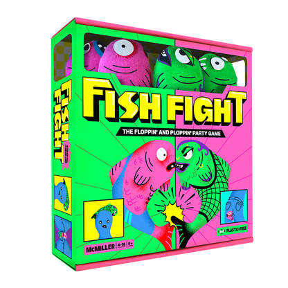 Fish Fight - Juego de mesa - FALOMIR - 4-16 jugadores - 8+ años - Menos de 30 min
