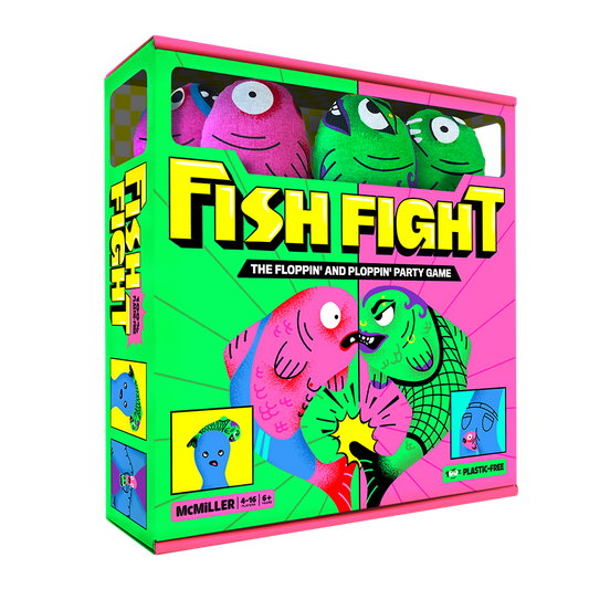 Fish Fight - Juego de mesa - FALOMIR - 4-16 jugadores - 8+ años - Menos de 30 min