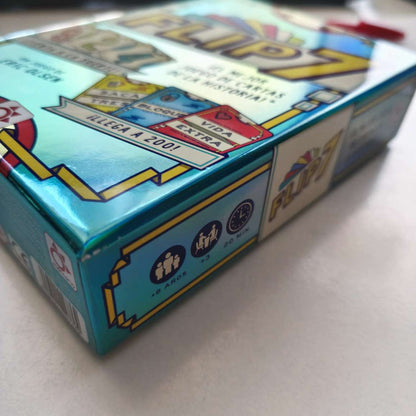 Flip 7, juego de cartas de gestión del riesgo, 20 minutos, desde 8 años