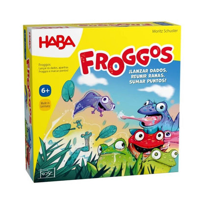 Froggos - Juego de mesa - Haba - Desde 6 años - 2 a 4 jugadores