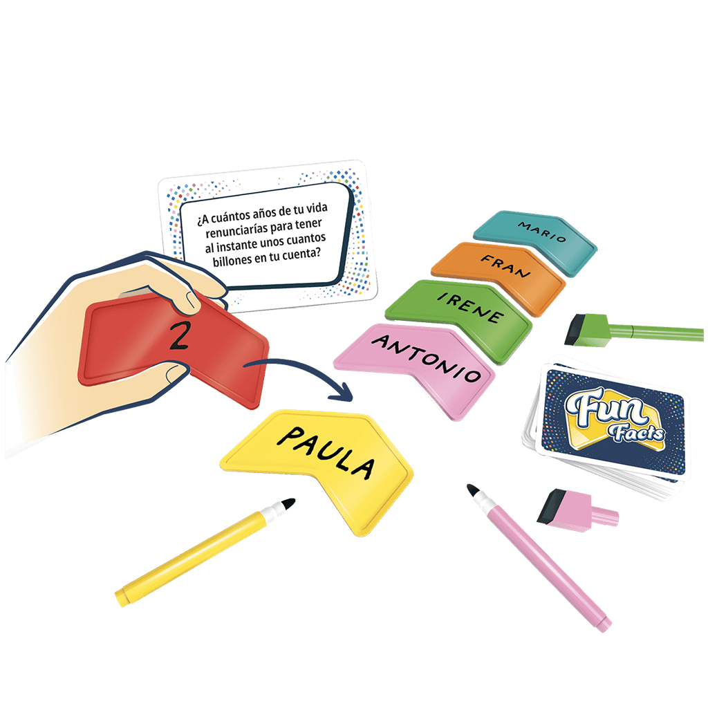 FUN FACTS - Juego de mesa - Asmodee - Desde 8 años