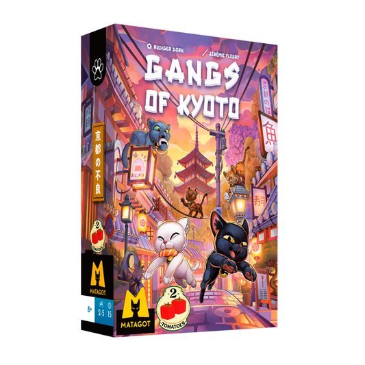 Gangs of Kyoto - Juego de mesa - 2 Tomatoes - 2-5 jugadores - 8+ años - 10-20 min