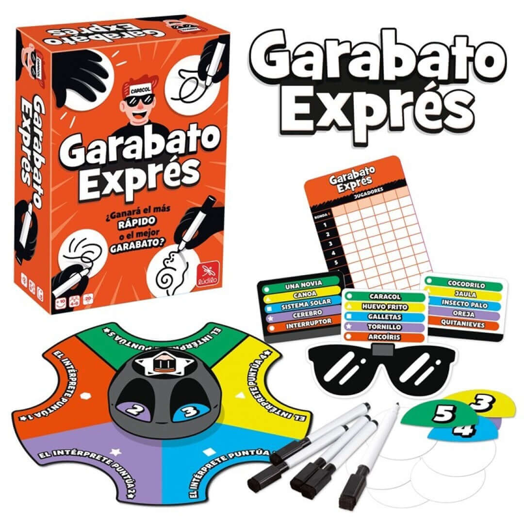 Garabato Express - Juego de mesa - Ludilo - Desde 9 o más años