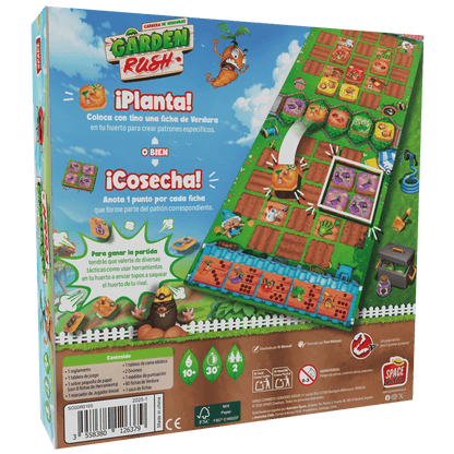 Garden Rush - Juego de mesa - Asmodee - Desde 10 años - 2 jugadores