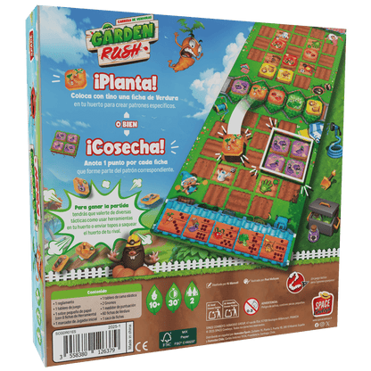 Garden Rush - Juego de mesa - Asmodee - Desde 10 años - 2 jugadores